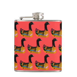 Swan-y Duck Hip Flask