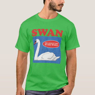 Swanhe Coolest Bird Swans girl T-Shirt