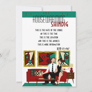 Swank Digs and a Dog Option A Invitation