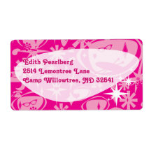 Swanky Deluxe Pink Labels