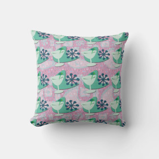 Swanky Martini Fun Cocktail Pattern Cushion