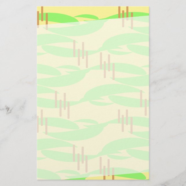 Swanky Sixties Style Stationery (Front)