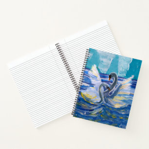 Swans "Art by Kids" Notebook