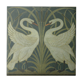 Swans by Walter Reed 1875 Tile