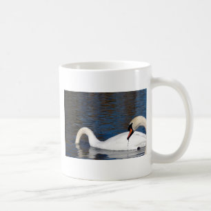 Swans Feeding Coffee Mug