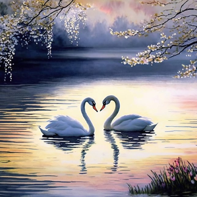 Swans in Love Jigsaw Puzzle (Creator Uploaded)