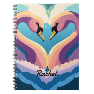 Swans In Love Notebook