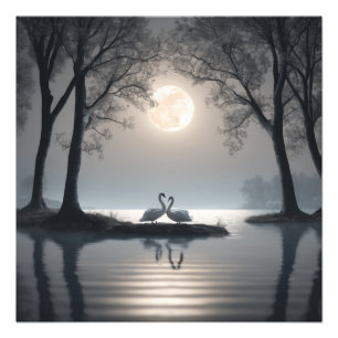 Swans in Love Poster