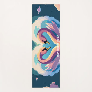 Swans In Love Yoga Mat