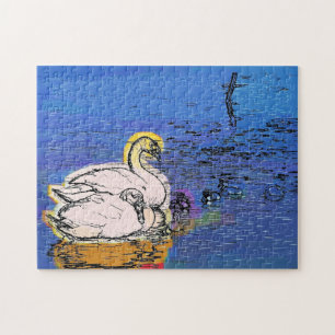 SWANS JIGSAW PUZZLE