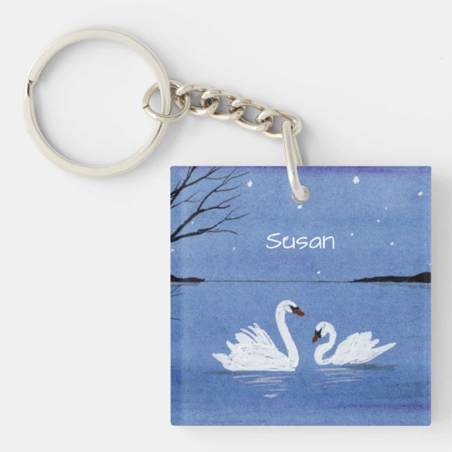 Swans Key Ring (Front)