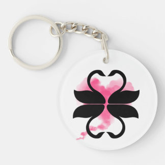 Swans love Acrylic Keychain
