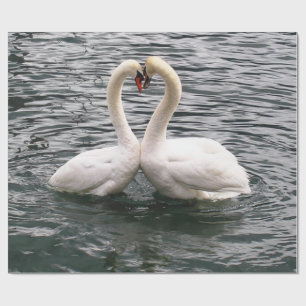Swans & Love Valentine's Day Wrapping Paper