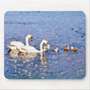 SWANS MOUSE MAT