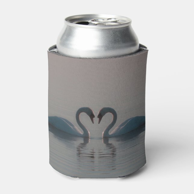  Swans on Lake Can Cooler (Can Front)