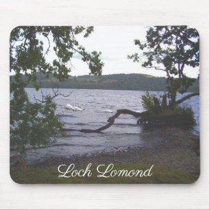 Swans on Loch Lomond Mouse Mat