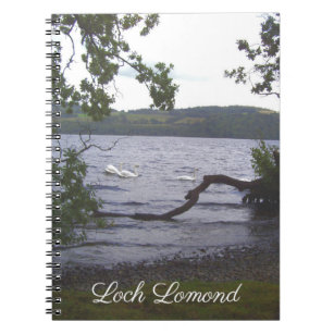 Swans on Loch Lomond Notebook