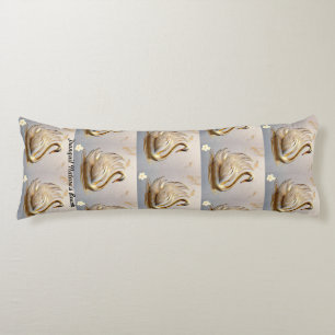 "Swan's Reflections of Beauty" Body Cushion