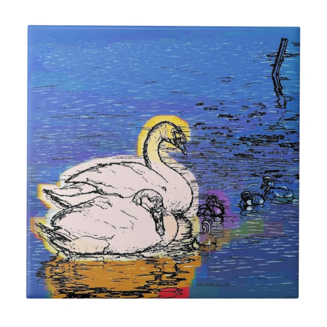 SWANS TILE (Front)