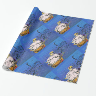SWANS WRAPPING PAPER