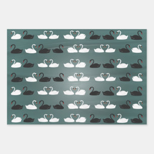 Swans Wrapping Paper