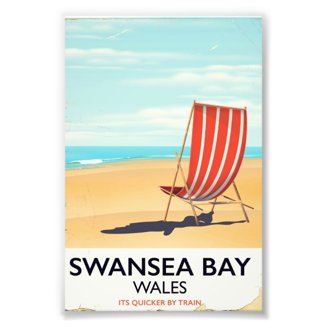 Swansea Bay Wales Seaside poster (Front)