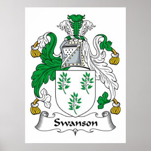 Swanson Family Crest Poster