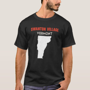 Swanton village Vermont USA State America Travel V T-Shirt