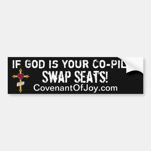 Swap Seats Bumper Sticker (Front)