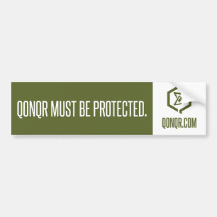 Swarm Must Protect Bumper Sticker