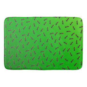 Swarm Of Green Ants, Bath Mat