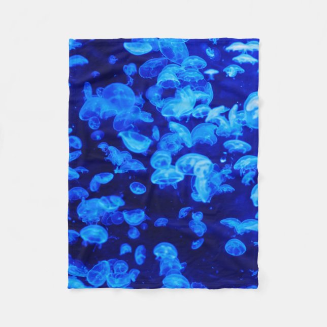 Swarm of Jellyfish Fleece Blanket (Front)