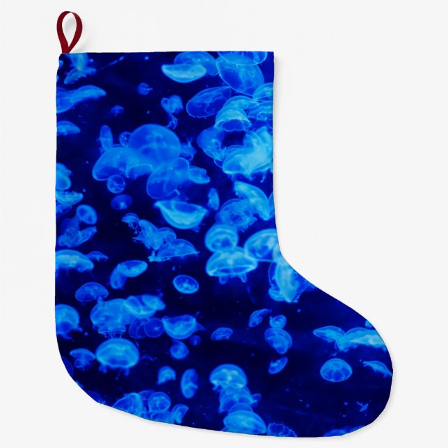 Swarm of Jellyfish Large Christmas Stocking (Front)