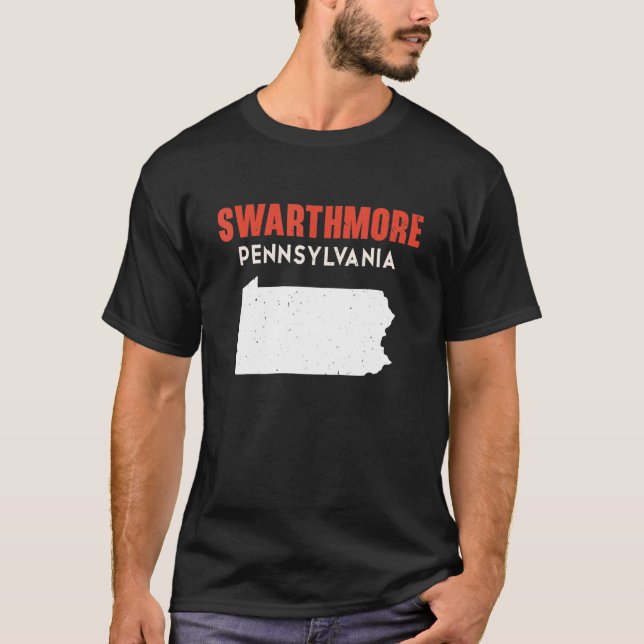 Swarthmore Pennsylvania USA State America Travel T-Shirt (Front)