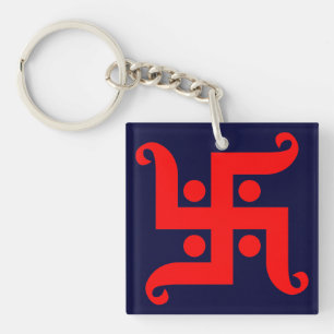 swastika key ring