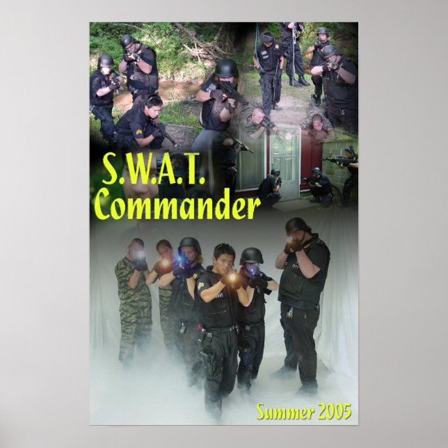 SWAT Commander Poster (Front)