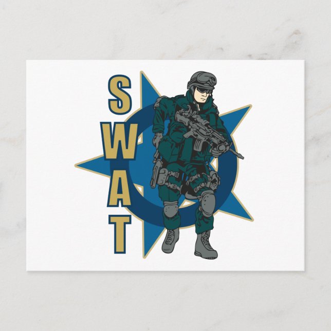 SWAT Officer Postcard (Front)