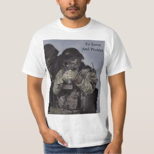 SWAT Police To Serve & Protect Men's T-shirt