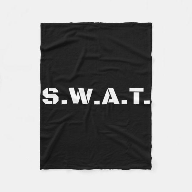 Swat Team Boys Halloween Costume Kids Tactical Uni Fleece Blanket (Front)