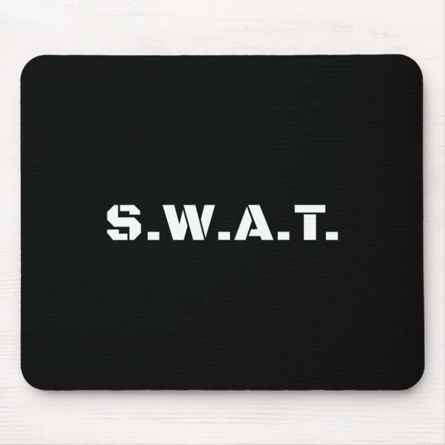 Swat Team Boys Halloween Costume Kids Tactical Uni Mouse Mat (Front)