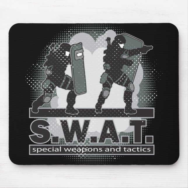 SWAT Team Entrance Mouse Mat (Front)