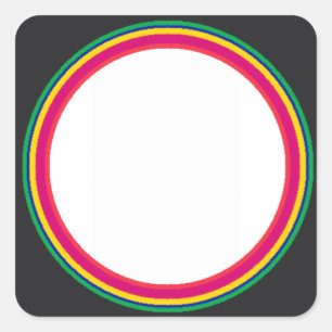 Swatch Colours Template jGibney The MUSEUM Zazzle Square Sticker