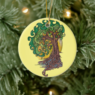 Sway Fancy Ceramic Tree Decoration