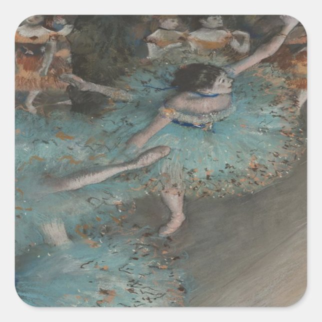 Swaying Dancer by Degas  Square Sticker (Front)