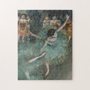 Swaying Dancer, Dancer in Green by Edgar Degas Jigsaw Puzzle