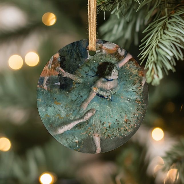 Swaying Dancer, Dancer in Green | Edgar Degas Ceramic Tree Decoration (Creator Uploaded)