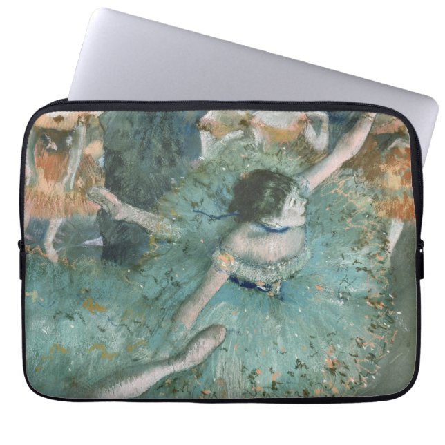 Swaying Dancer (Dancer in Green) Edgar Degas    Laptop Sleeve (Front)