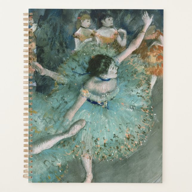 Swaying Dancer (Dancer in Green) Edgar Degas     Planner (Front)
