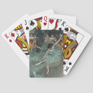Swaying Dancer Dancer in Green Edgar Degas Playing Cards