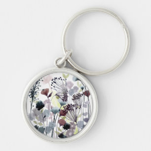 Swaying Florets II Key Ring